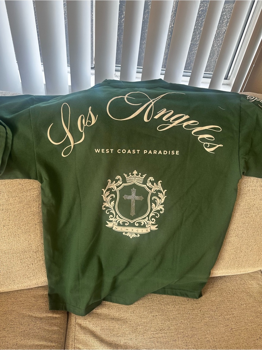 JaqWin Los Angeles Crest Tee - Dark Green
